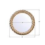Crystorama COR-M710-SG Soft Gold Cora 30'' Soft Gold Mirror Image 2