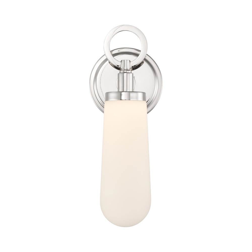 Crystorama CVN-731-PN Polished Nickel Calvin 4.75'' Integrated Led Polished Nickel Sconce Image 6