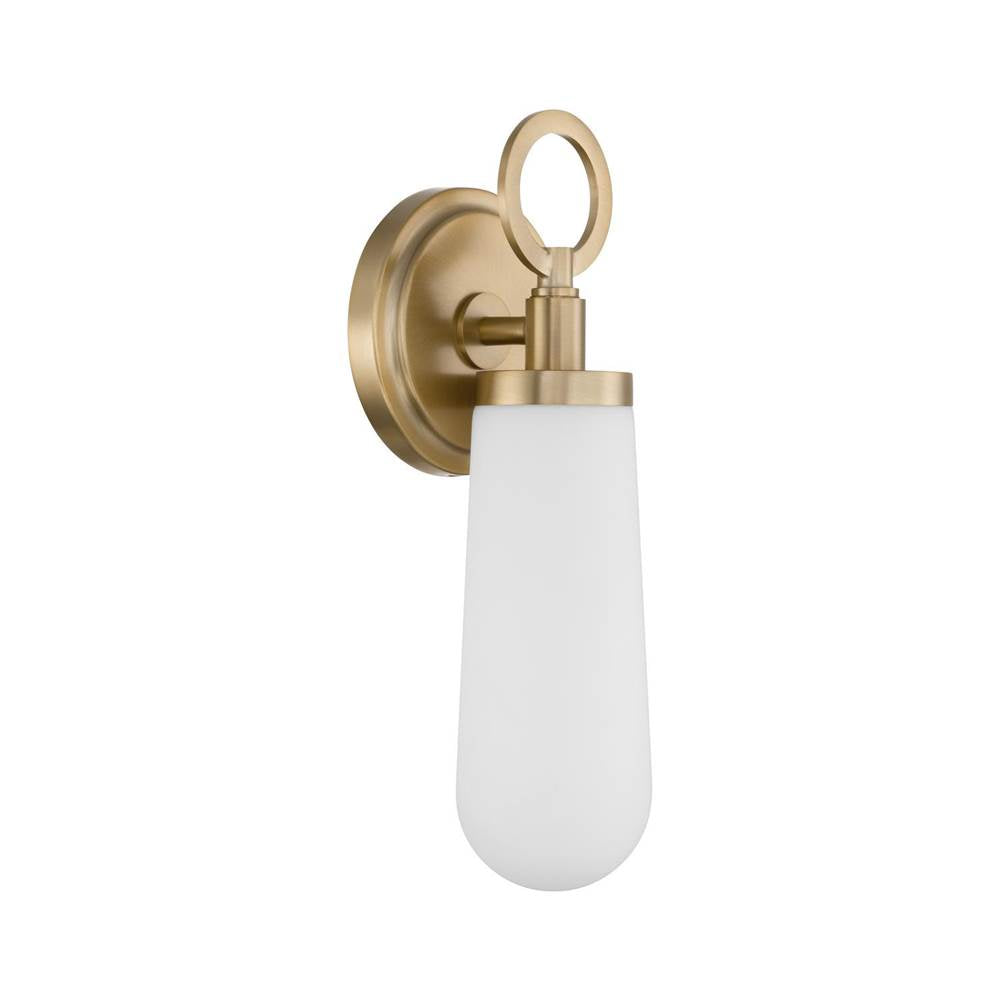 Crystorama Calvin 4.75'' Integrated Led Polished Nickel Sconce