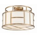 Crystorama DAN-400-VG Vibrant Gold Libby Langdon For Crystorama Danielson 3 Light Vibrant Gold Ceiling Mount Image 1