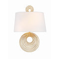 Crystorama DOR-B7702-RG Renaissance Gold Doral 2 Light Renaissance Gold Wall Mount Image 1