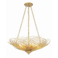 Crystorama DOR-B7706-RG Renaissance Gold Doral 6 Light Renaissance Gold Chandelier Image 1