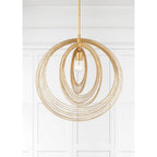Crystorama DOR-B7711-RG Renaissance Gold Doral 1 Light Renaissance Gold Pendant Image 3