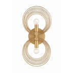 Crystorama DOR-B7722-RG Renaissance Gold Doral 2 Light Renaissance Gold Wall Mount Image 1