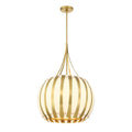 Crystorama DRA-8003-LG Luxe Gold Daria 20.5'' Luxe Gold Chandelier Image 1