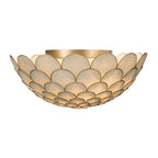 Crystorama DRB-7000-SG Soft Gold Darby 16'' Led Soft Gold Semi Flush Mount Image 1