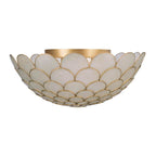 Crystorama Darby 16'' Led Soft Gold Semi Flush Mount