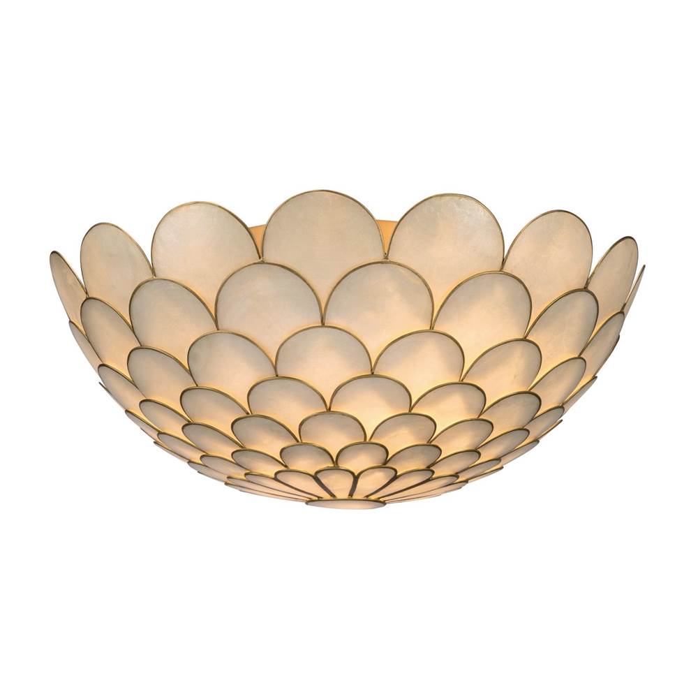 Crystorama DRB-7000-SG Soft Gold Darby 16'' Led Soft Gold Semi Flush Mount Image 6