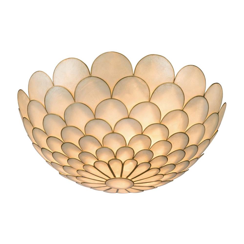 Crystorama DRB-7000-SG Soft Gold Darby 16'' Led Soft Gold Semi Flush Mount Image 5