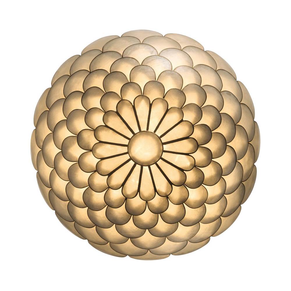 Crystorama DRB-7000-SG Soft Gold Darby 16'' Led Soft Gold Semi Flush Mount Image 4
