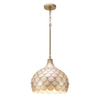 Crystorama DRB-7003-SG Soft Gold Darby 14'' Soft Gold Pendant Image 7