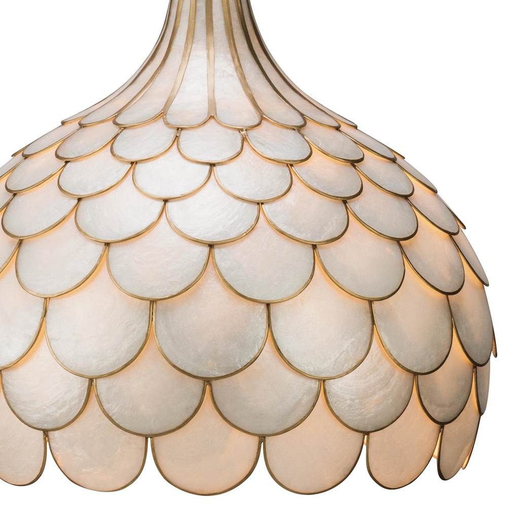 Crystorama DRB-7003-SG Soft Gold Darby 14'' Soft Gold Pendant Image 5