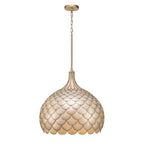 Crystorama DRB-7005-SG Soft Gold Darby 21'' Soft Gold Pendant Image 1