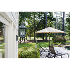 Crystorama DUM-9802-GE Graphite Dumont 3 Light Graphite Outdoor Wall Mount Image 4