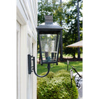 Crystorama DUM-9802-GE Graphite Dumont 3 Light Graphite Outdoor Wall Mount Image 3