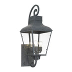 Crystorama DUM-9803-GE Graphite Dumont 3 Light Graphite Outdoor Wall Mount Image 1