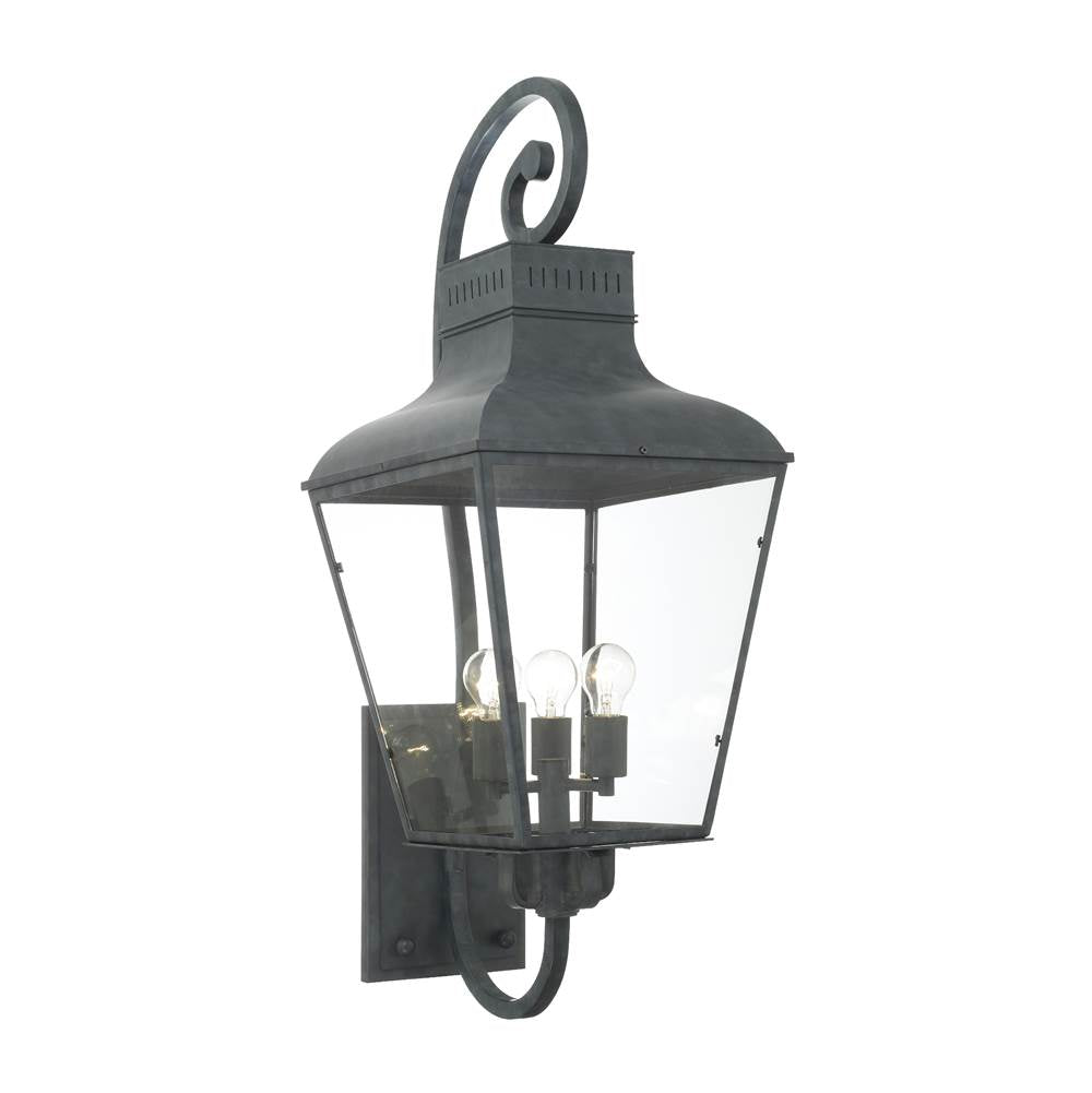 Crystorama DUM-9804-GE Graphite Dumont 4 Light Graphite Outdoor Wall Mount Image 1