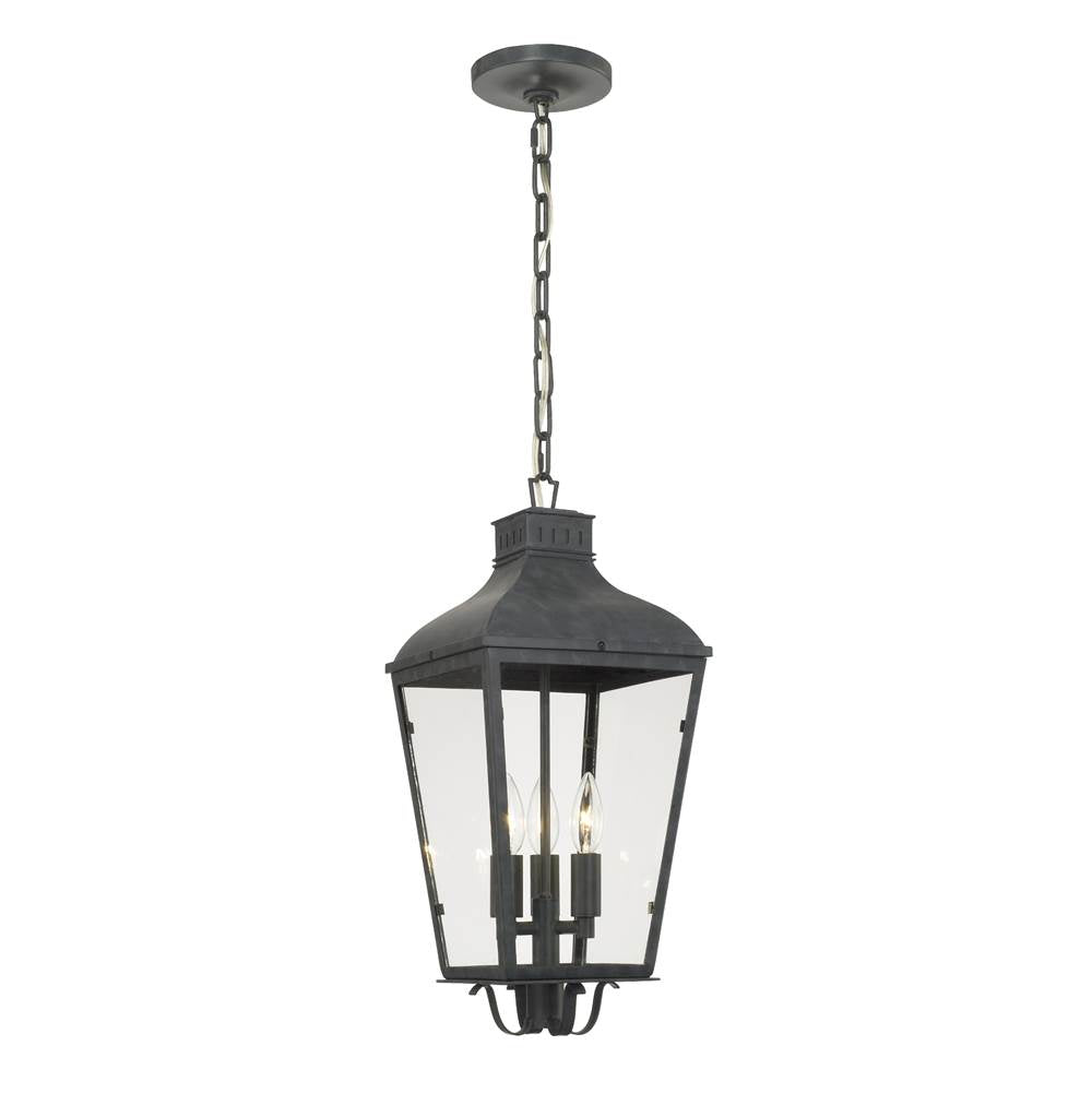 Crystorama DUM-9805-GE Graphite Dumont 3 Light Graphite Outdoor Chandelier Image 1