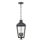 Crystorama Dumont 3 Light Graphite Outdoor Chandelier
