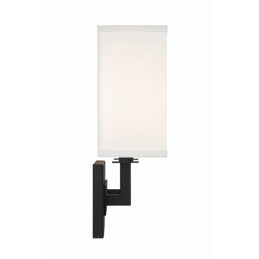 Crystorama DUR-A3542-BF Black Forged Durham 2 Light Black Forged Sconce Image 2