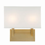 Crystorama Durham 2 Light Black Forged Sconce