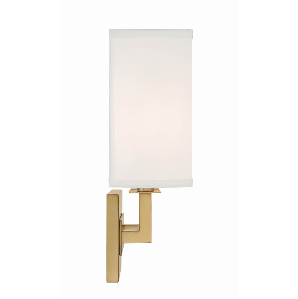 Crystorama DUR-A3542-VG Vibrant Gold Durham 2 Light Vibrant Gold Sconce Image 2