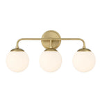 Crystorama Maverick 3 Light Vibrant Gold Bathroom Vanity