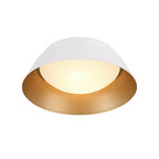 Crystorama ED0552202WHGD White,Gold Donoven 2 Light White, Gold Flush Mount Image 6