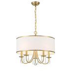 Crystorama ED0662205VG Vibrant Gold Adalynn 5 Light Vibrant Gold Chandelier Image 1