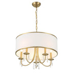 Crystorama ED0662205VG Vibrant Gold Adalynn 5 Light Vibrant Gold Chandelier Image 5