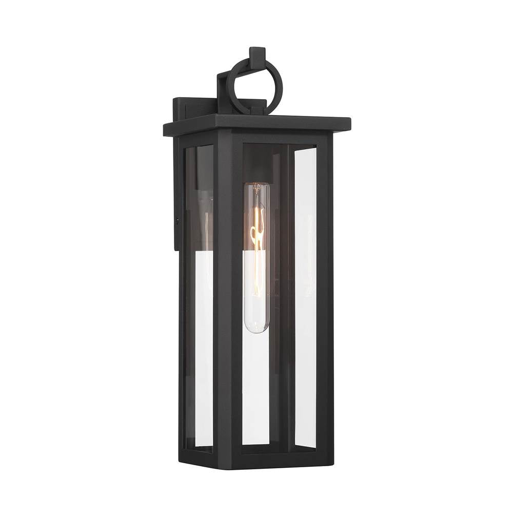 Crystorama ED0811101MK Matte Black Boadie 1 Light Matte Black Outdoor Sconce Image 1
