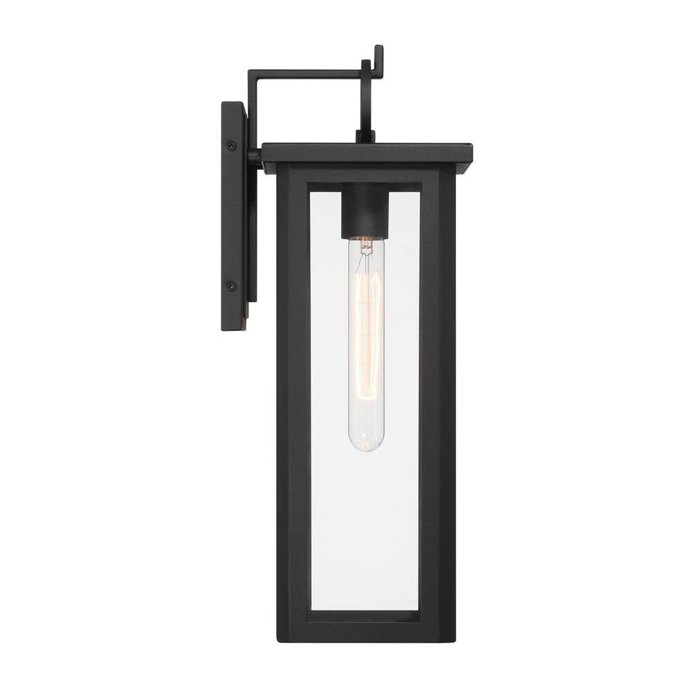 Crystorama ED0811101MK Matte Black Boadie 1 Light Matte Black Outdoor Sconce Image 6
