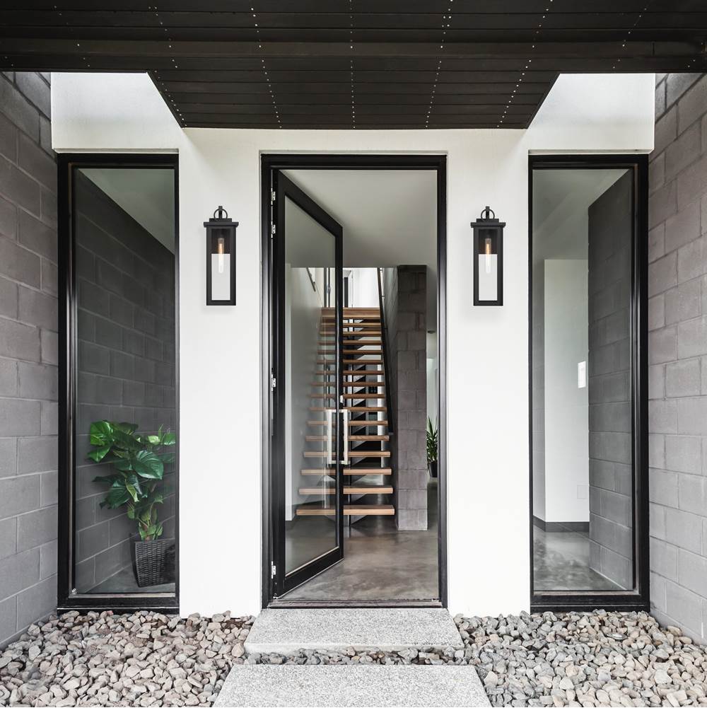 Crystorama ED0811101MK Matte Black Boadie 1 Light Matte Black Outdoor Sconce Image 4