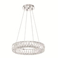 Crystorama ED3541801CH Polished Chrome Kinsley Led Polished Chrome Chandelier Image 1