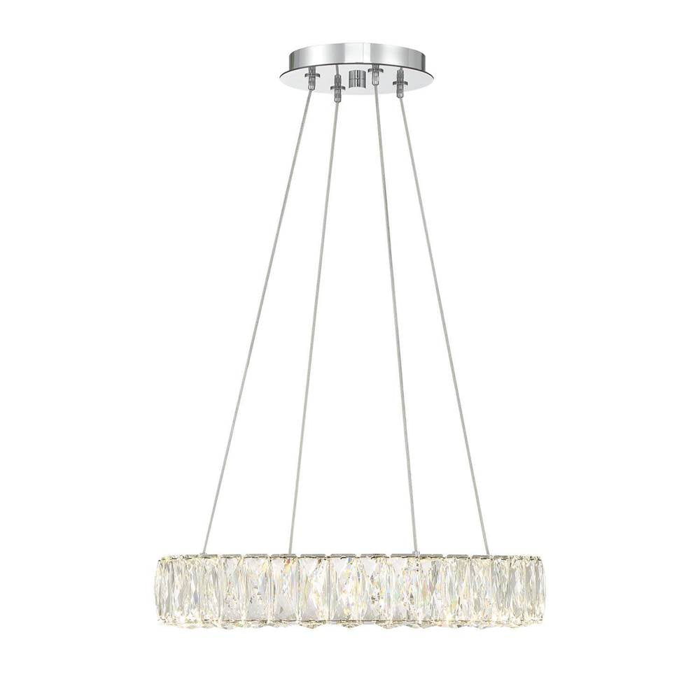 Crystorama ED3541801CH Polished Chrome Kinsley Led Polished Chrome Chandelier Image 5