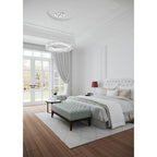 Crystorama ED3541801CH Polished Chrome Kinsley Led Polished Chrome Chandelier Image 3