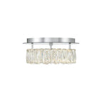 Crystorama ED3551201CH Polished Chrome Kinsley Led Polished Chrome Flush Mount Image 5