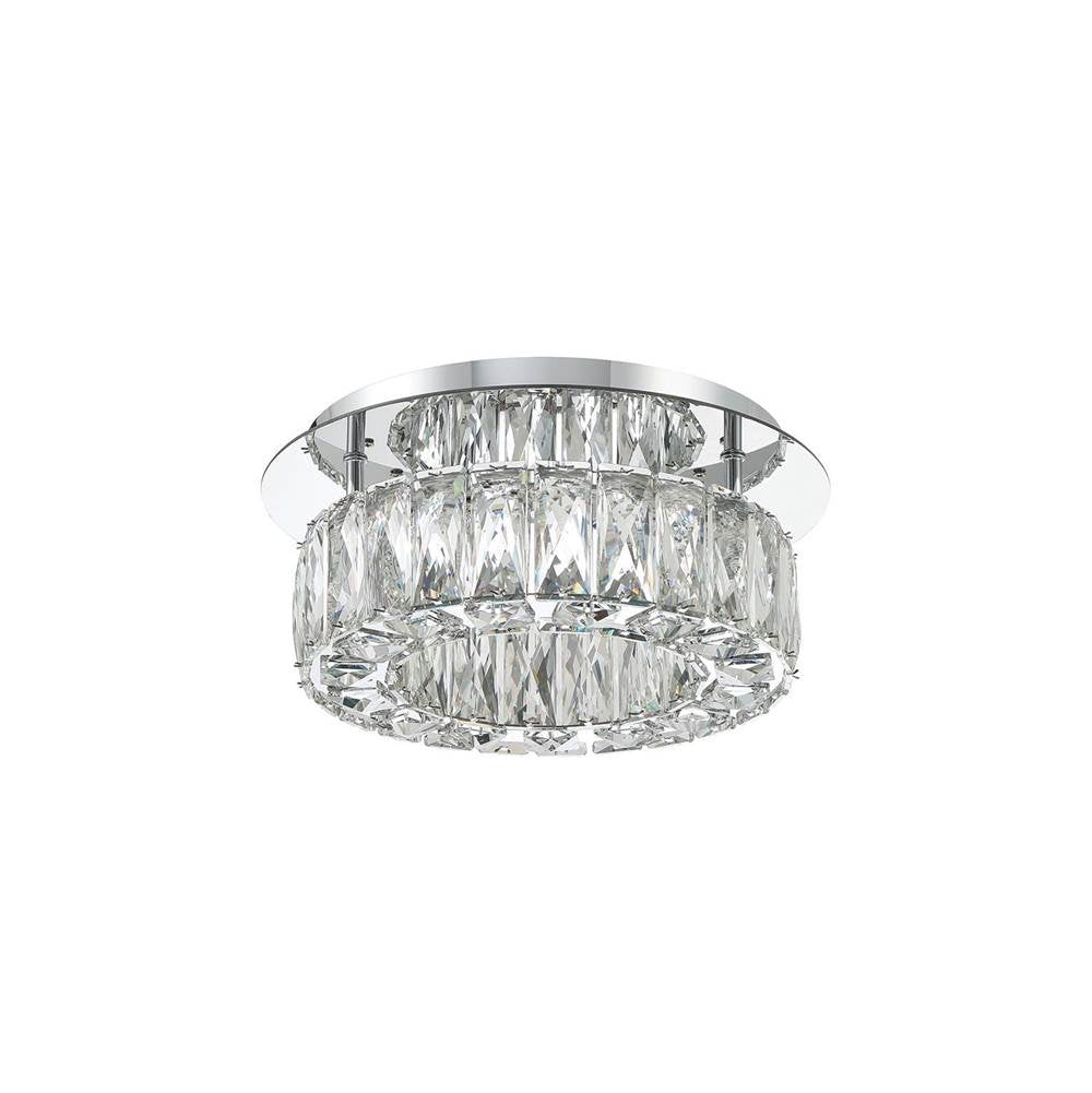 Crystorama ED3551201CH Polished Chrome Kinsley Led Polished Chrome Flush Mount Image 4