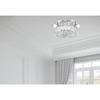 Crystorama ED3551201CH Polished Chrome Kinsley Led Polished Chrome Flush Mount Image 3