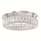 Crystorama ED3551801CH Polished Chrome Kinsley Led Polished Chrome Flush Mount Image 1