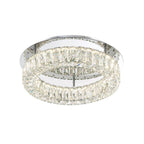 Crystorama Kinsley Led Polished Chrome Flush Mount
