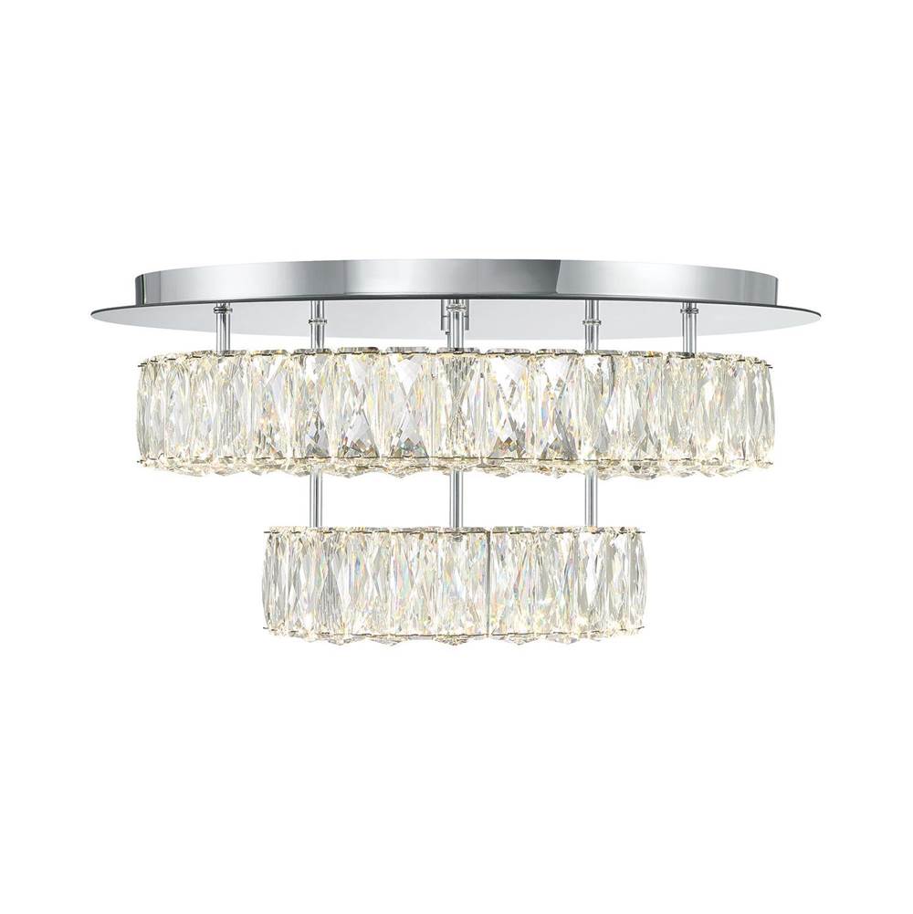 Crystorama ED3552001CH Polished Chrome Kinsley Led Polished Chrome Flush Mount Image 5
