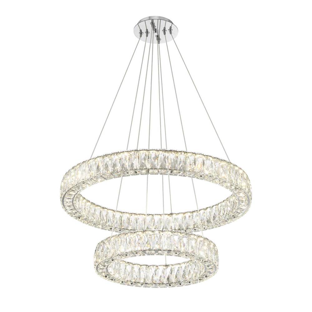 Crystorama Kinsley Led Polished Chrome Chandelier