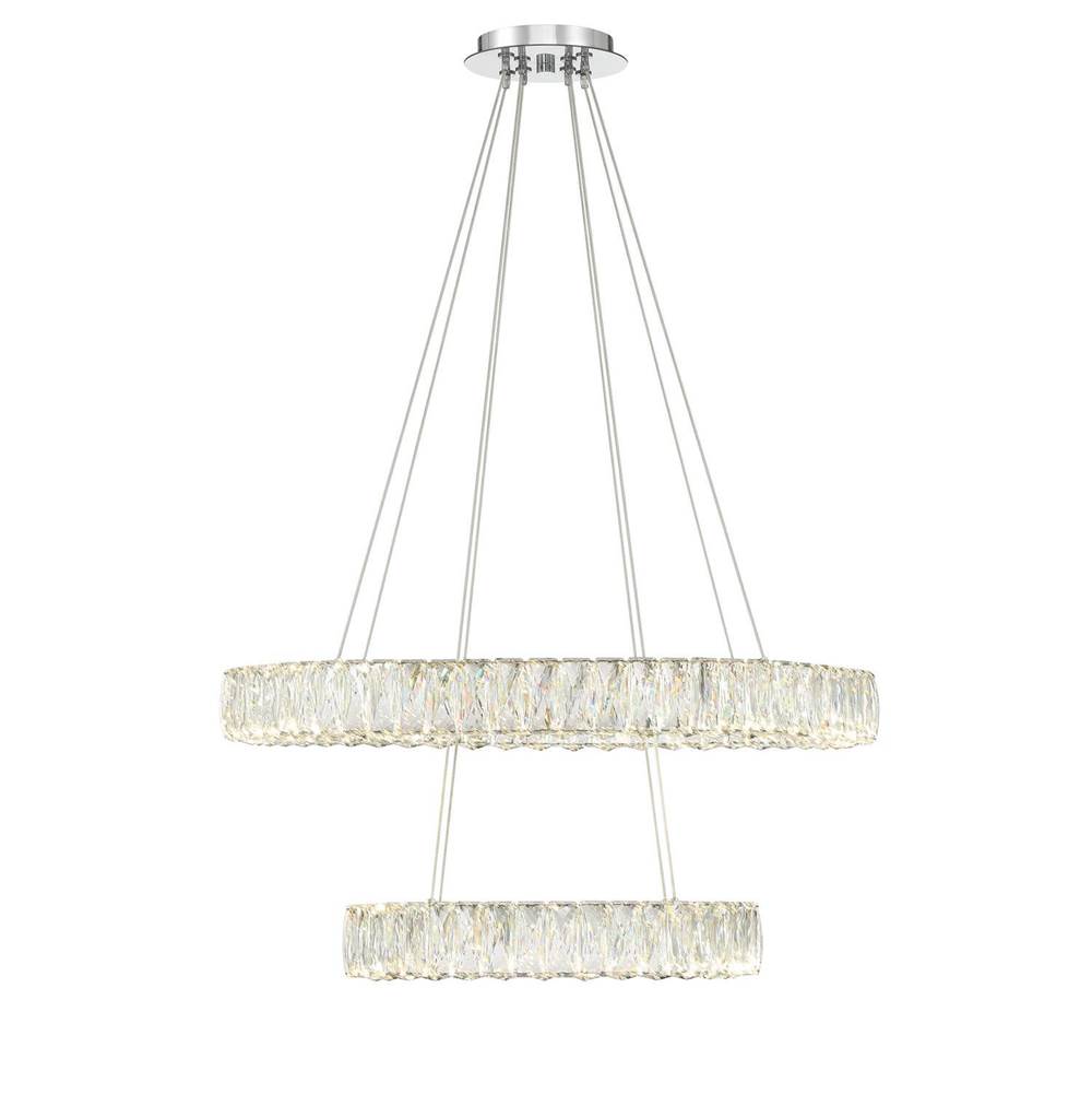 Crystorama ED3562801CH Polished Chrome Kinsley Led Polished Chrome Chandelier Image 5