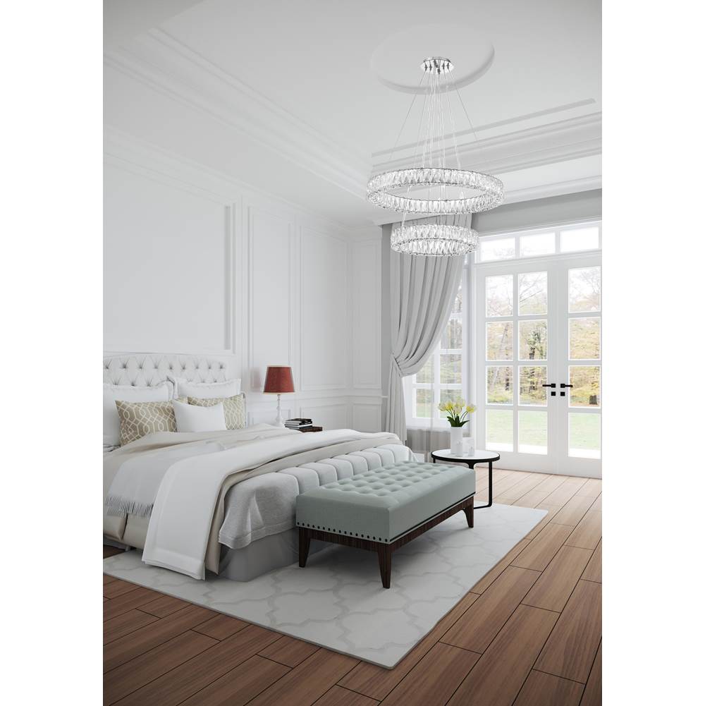 Crystorama ED3562801CH Polished Chrome Kinsley Led Polished Chrome Chandelier Image 3