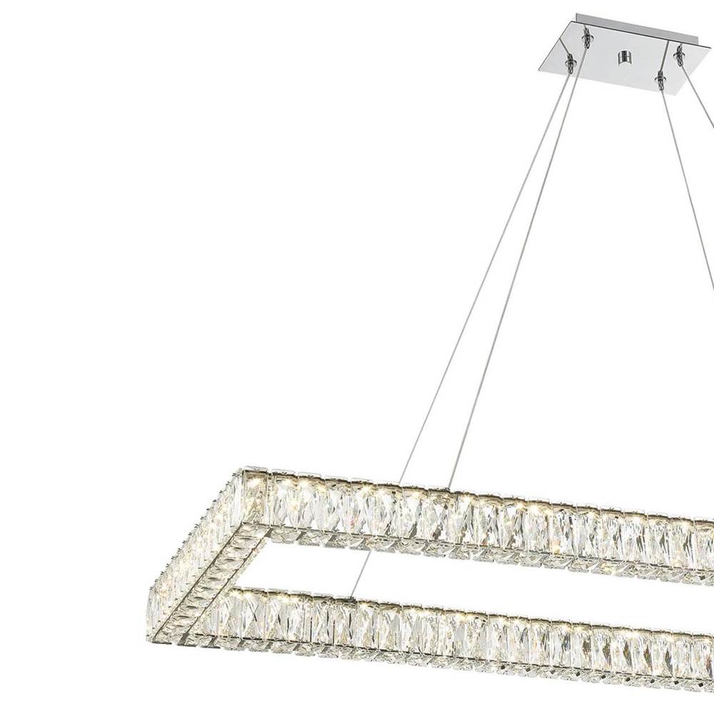 Crystorama Kinsley Led Polished Chrome Chandelier