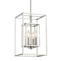 Crystorama ED884114CH Polished Chrome Kai 4 Light Polished Chrome Pendant Image 1