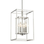 Crystorama ED884114CH Polished Chrome Kai 4 Light Polished Chrome Pendant Image 1