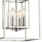Crystorama ED884114CH Polished Chrome Kai 4 Light Polished Chrome Pendant Image 5