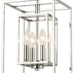 Crystorama ED884114CH Polished Chrome Kai 4 Light Polished Chrome Pendant Image 4